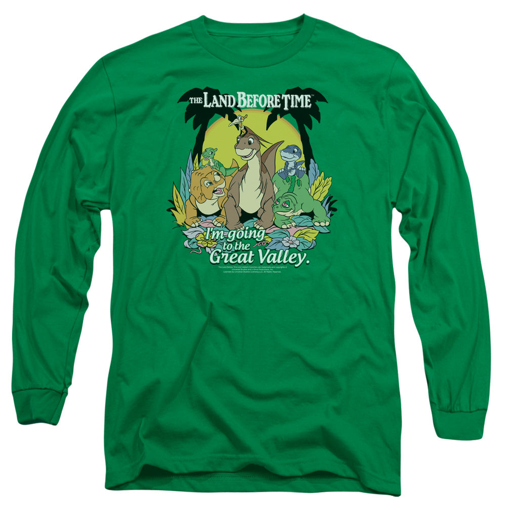 LAND BEFORE TIME/GREAT VALLEY -  L/S ADULT 18/1  - KELLY GREEN