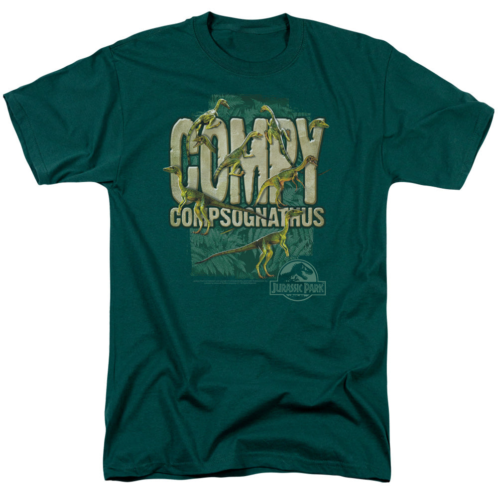 JURASSIC PARK/COMPY - S/S ADULT 18/1 - HUNTER GREEN