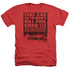 SHAUN OF THE DEAD/LIST - ADULT HEATHER - RED