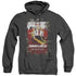 SHAUN OF THE DEAD/POSTER - ADULT HEATHER HOODIE - BLACK