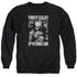 SHAUN OF THE DEAD/STILL OUT THERE - ADULT CREWNECK SWEATSHIRT - BLACK