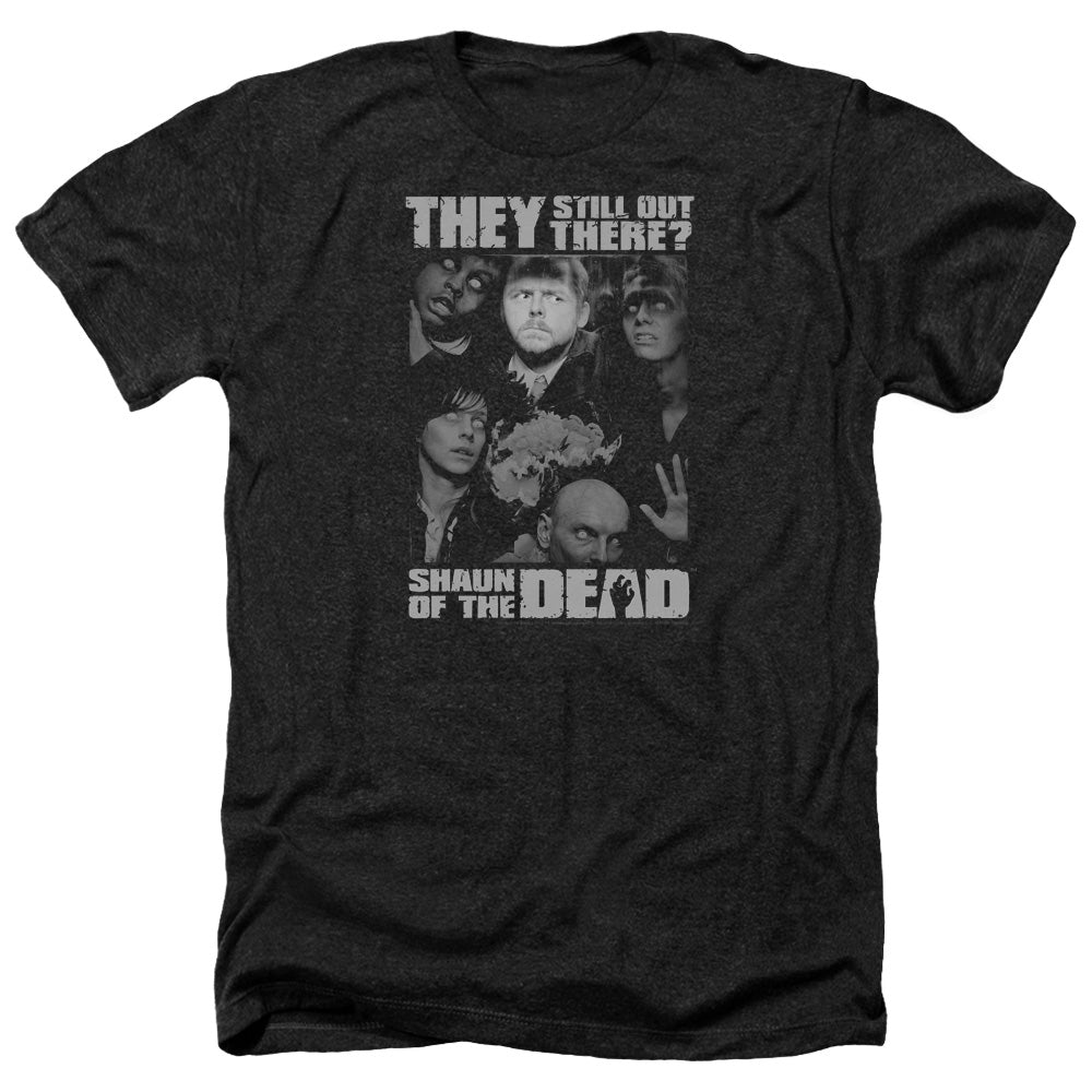 SHAUN OF THE DEAD/STILL OUT THERE - ADULT HEATHER - BLACK
