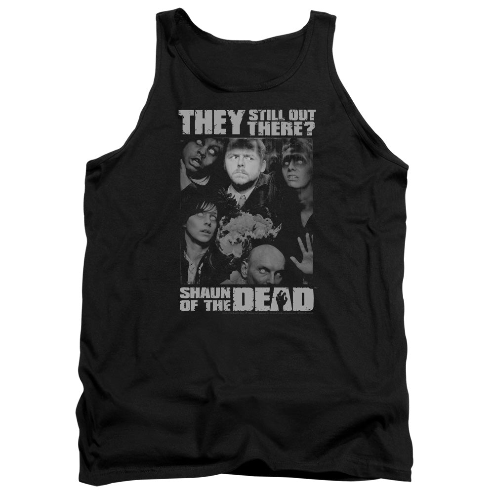 SHAUN OF THE DEAD/STILL OUT THERE - ADULT TANK - BLACK