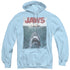 JAWS/TITLE - ADULT PULLOVER HOODIE - LIGHT BLUE