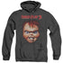 CHILDS PLAY 3/CHUCKY - ADULT HEATHER HOODIE - BLACK