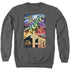 JURASSIC PARK/REX IN THE CITY - ADULT CREWNECK SWEATSHIRT - CHARCOAL