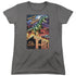 JURASSIC PARK/REX IN THE CITY - S/S WOMENS TEE - CHARCOAL