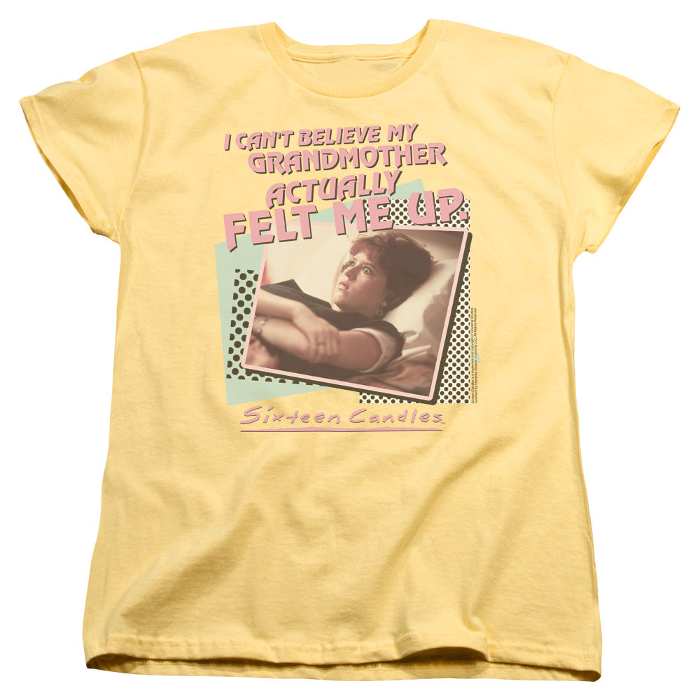 SIXTEEN CANDLES/GRANDMOTHER - S/S WOMENS TEE - BANANA