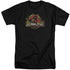 JURASSIC PARK/SOMETHING HAS SURVIVED - S/S ADULT TALL 18/1 - BLACK