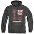 BACK TO THE FUTURE II/PIT BULL - ADULT HEATHER HOODIE - BLACK