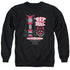 BACK TO THE FUTURE II/PIT BULL - ADULT CREWNECK SWEATSHIRT - BLACK