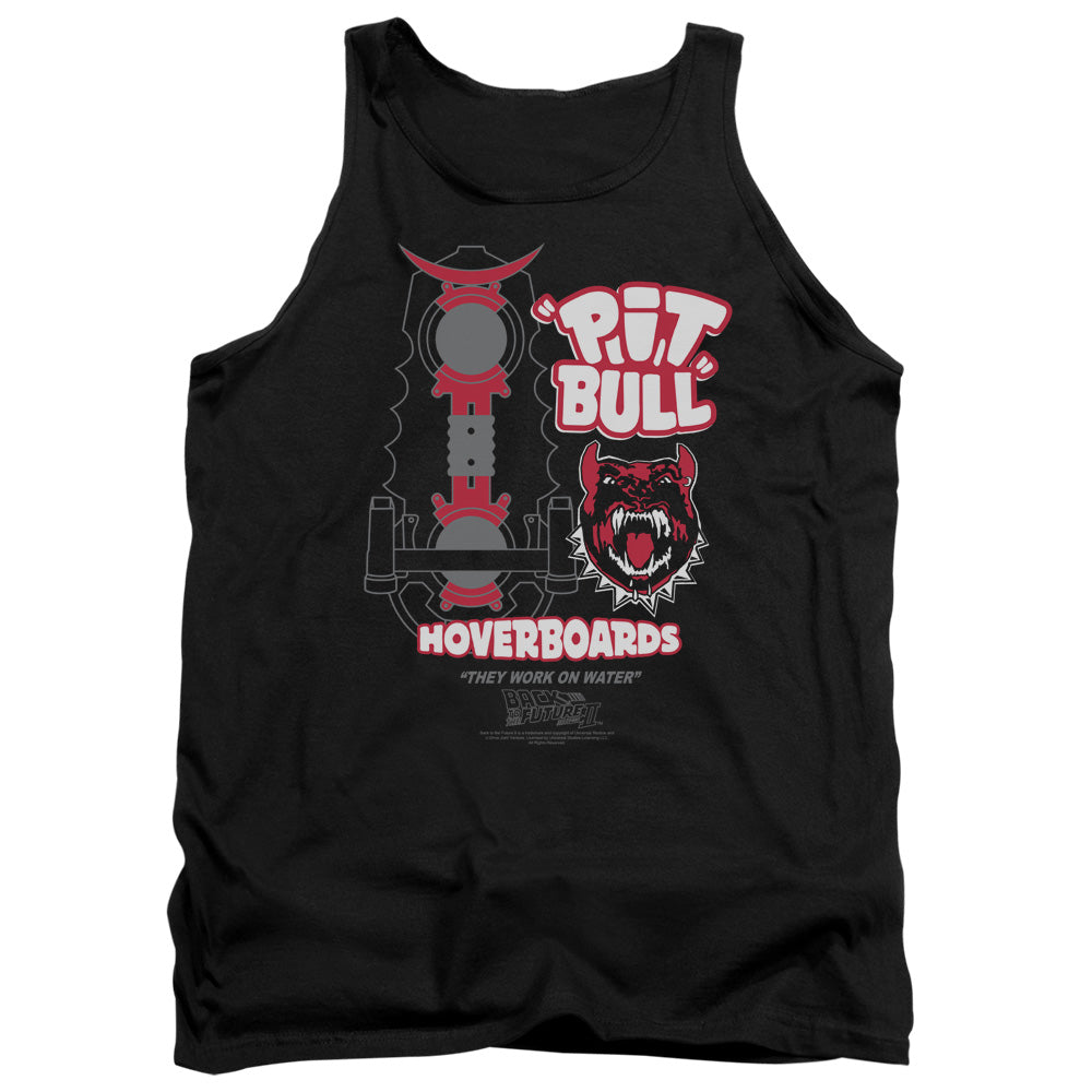 BACK TO THE FUTURE II/PIT BULL - ADULT TANK - BLACK