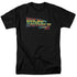 BACK TO THE FUTURE II/LOGO - S/S ADULT 18/1 - BLACK - 4X - BLACK