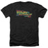 BACK TO THE FUTURE II/LOGO - ADULT HEATHER - BLACK