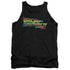 BACK TO THE FUTURE II/LOGO - ADULT TANK - BLACK