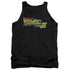 BACK TO THE FUTURE III/LOGO - ADULT TANK - BLACK