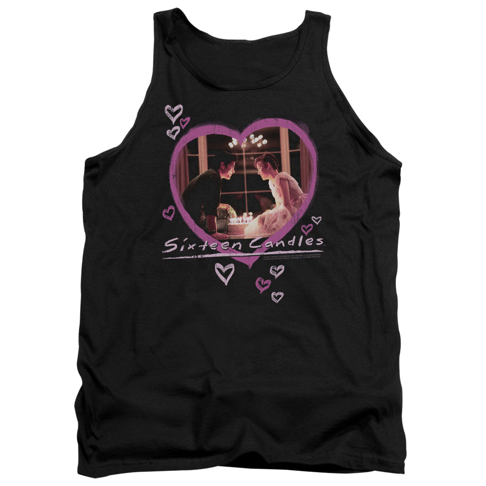SIXTEEN CANDLES/CANDLES - ADULT TANK - BLACK