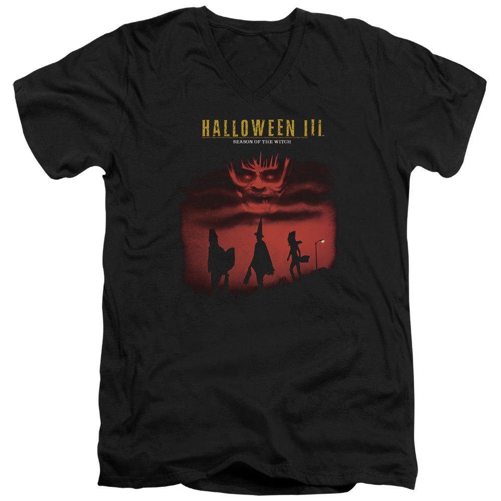 HALLOWEEN III/SEASON OF THE WITCH - S/S ADULT V-NECK 30/1 - BLACK
