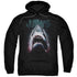 JAWS/TERROR IN THE DEEP - ADULT PULLOVER HOODIE - BLACK