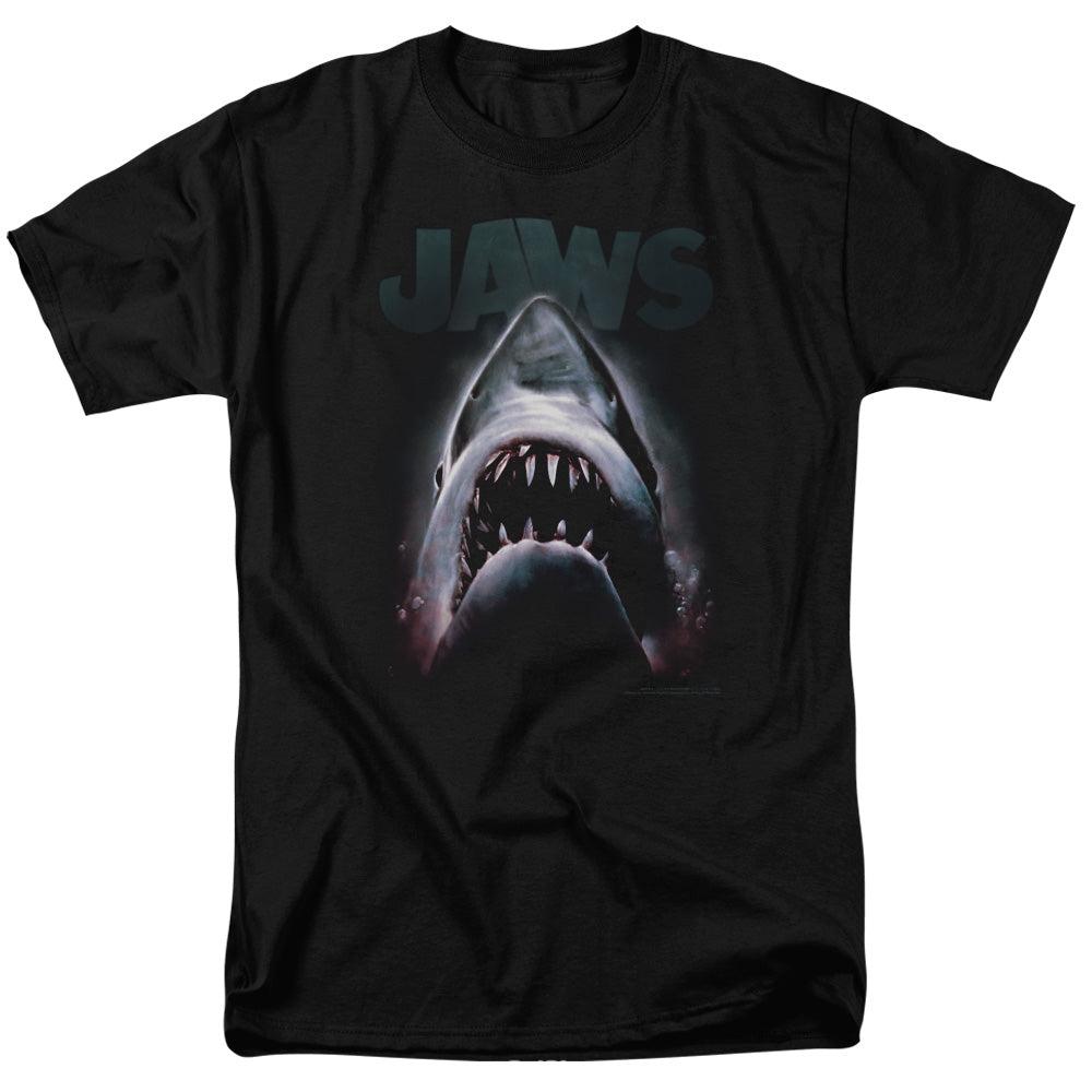 JAWS/TERROR IN THE DEEP - S/S ADULT 18/1 - BLACK