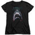 JAWS/TERROR IN THE DEEP - S/S WOMENS TEE - BLACK