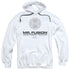 BACK TO THE FUTURE II/MR. FUSION LOGO - ADULT PULLOVER HOODIE - WHITE - 2X  WHITE