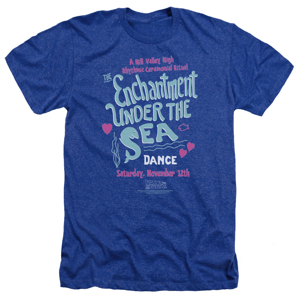 BACK TO THE FUTURE/UNDER THE SEA - ADULT HEATHER - ROYAL BLUE