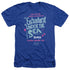 BACK TO THE FUTURE/UNDER THE SEA - ADULT HEATHER - ROYAL BLUE