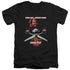 CHILDS PLAY 2/CHUCKYS BACK - S/S ADULT V-NECK 30/1 - BLACK
