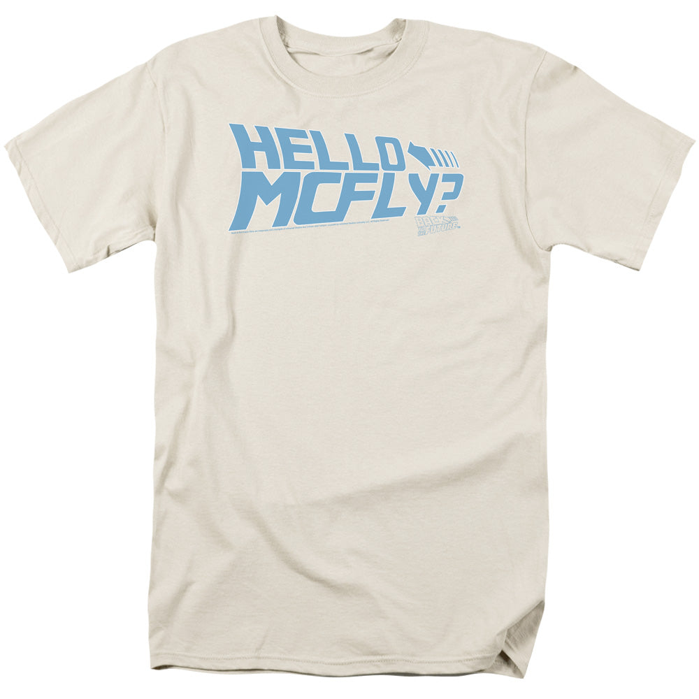 BACK TO THE FUTURE/HELLO MCFLY - S/S ADULT 18/1 - CREAM