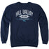 BACK TO THE FUTURE II/HILL VALLEY 2015 - ADULT CREWNECK SWEATSHIRT - NAVY