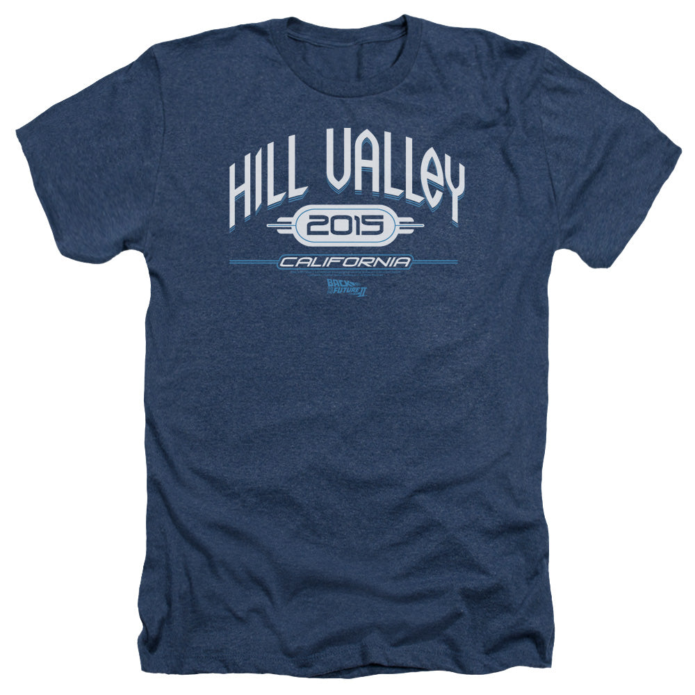 BACK TO THE FUTURE II/HILL VALLEY 2015 - ADULT HEATHER - NAVY
