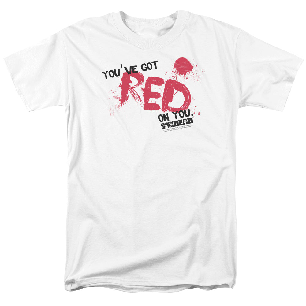 SHAUN OF THE DEAD/RED ON YOU - S/S ADULT 18/1 - WHITE