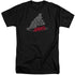 JAWS/DORSAL TEXT - S/S ADULT TALL 18/1 - BLACK