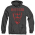 HALLOWEEN III/TITLE - ADULT HEATHER HOODIE - BLACK