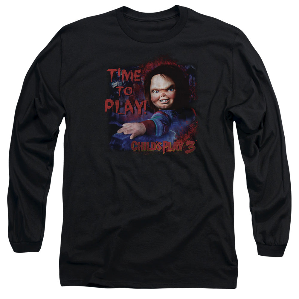 CHILDS PLAY 3/TIME TO PLAY - L/S ADULT 18/1 - BLACK