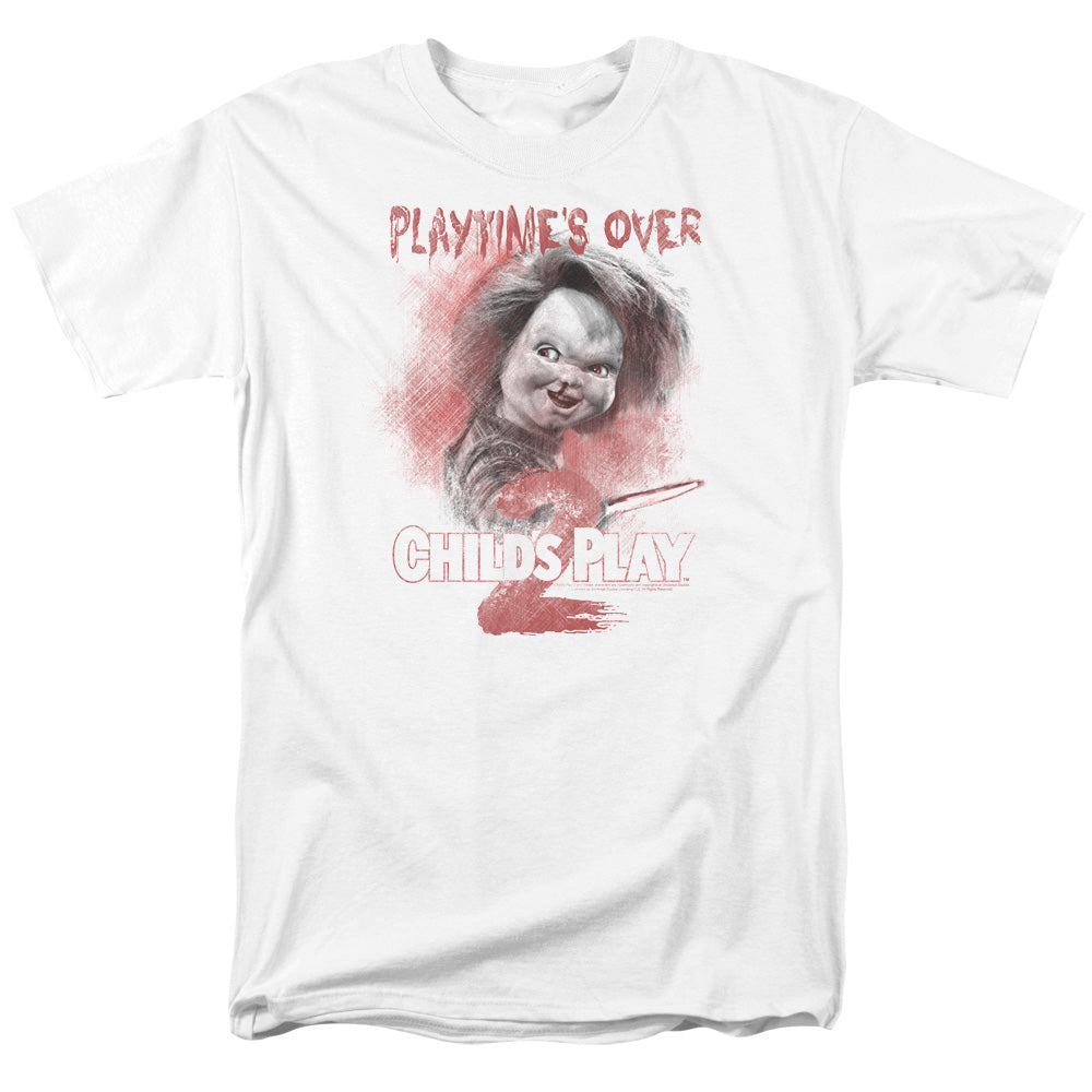 CHILDS PLAY 2/PLAYTIMES OVER - S/S ADULT 18/1 - WHITE - 4X - WHITE