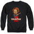 CHILDS PLAY 2/HERES CHUCKY - ADULT CREWNECK SWEATSHIRT - BLACK