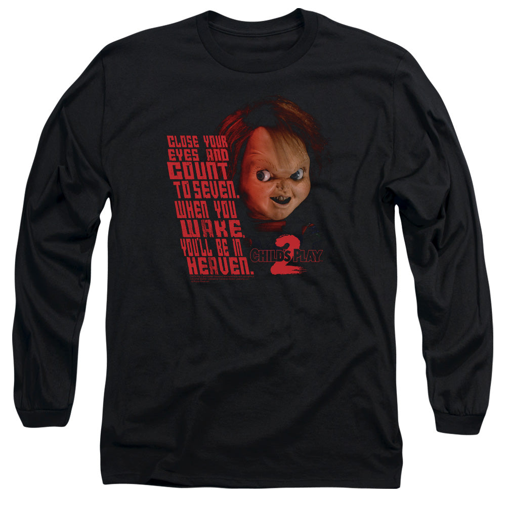 CHILDS PLAY 2/IN HEAVEN - L/S ADULT 18/1 - BLACK