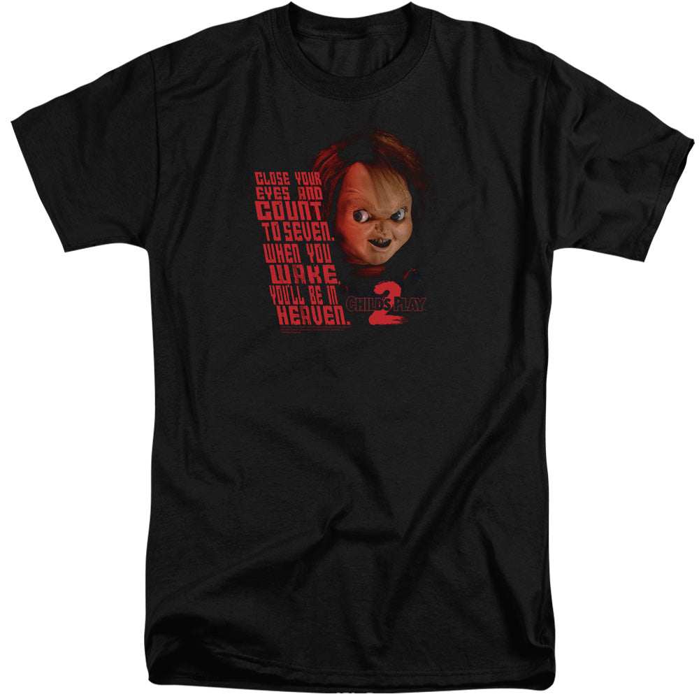 CHILDS PLAY 2/IN HEAVEN - S/S ADULT TALL 18/1 - BLACK