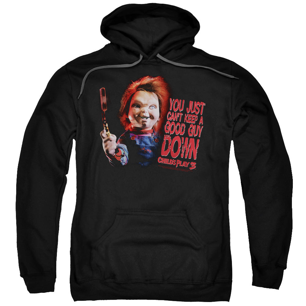 CHILDS PLAY 3/GOOD GUY - ADULT PULLOVER HOODIE - BLACK