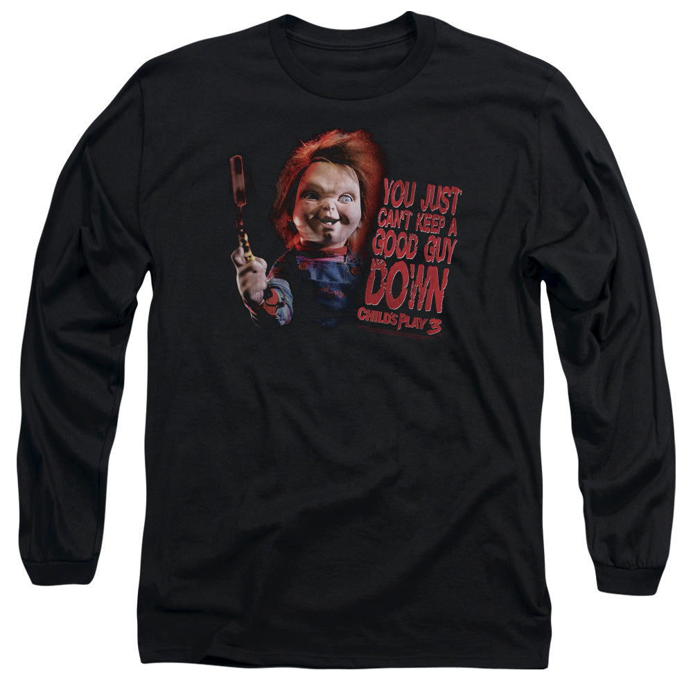 CHILDS PLAY 3/GOOD GUY - L/S ADULT 18/1 - BLACK