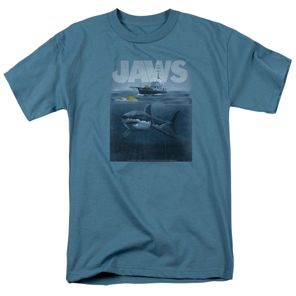 JAWS/SILHOUETTE - S/S ADULT 18/1 - SLATE