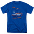 BACK TO THE FUTURE/LIGHTNING STRIKES - S/S ADULT 18/1 - ROYAL BLUE