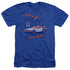 BACK TO THE FUTURE/LIGHTNING STRIKES - ADULT HEATHER - ROYAL BLUE