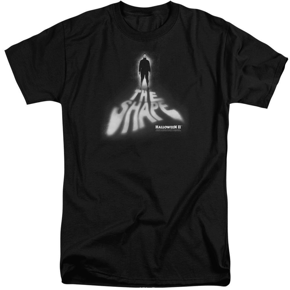 HALLOWEEN II/THE SHAPE - S/S ADULT TALL 18/1 - BLACK