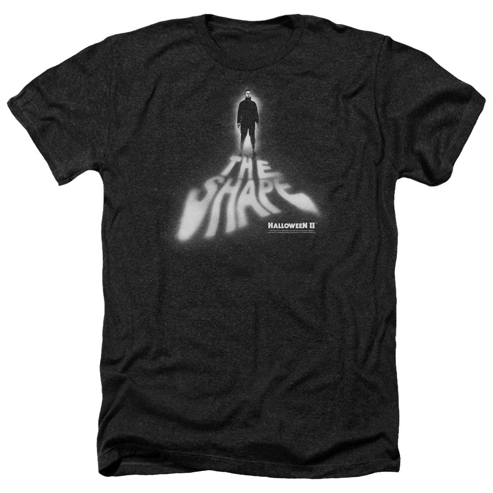 HALLOWEEN II/THE SHAPE - ADULT HEATHER - BLACK