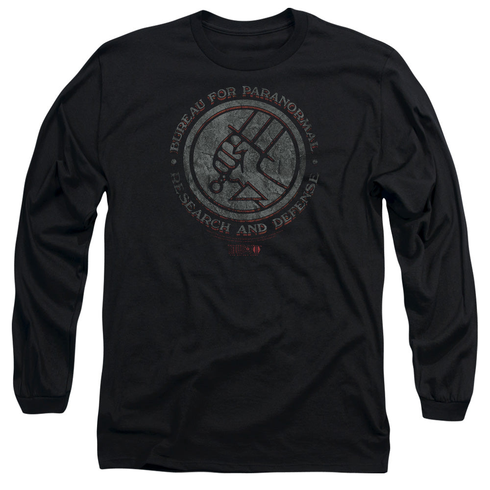 HELLBOY II/BPRD STONE - L/S ADULT 18/1 - BLACK