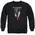HALLOWEEN II/COLD GAZE - ADULT CREWNECK SWEATSHIRT - BLACK