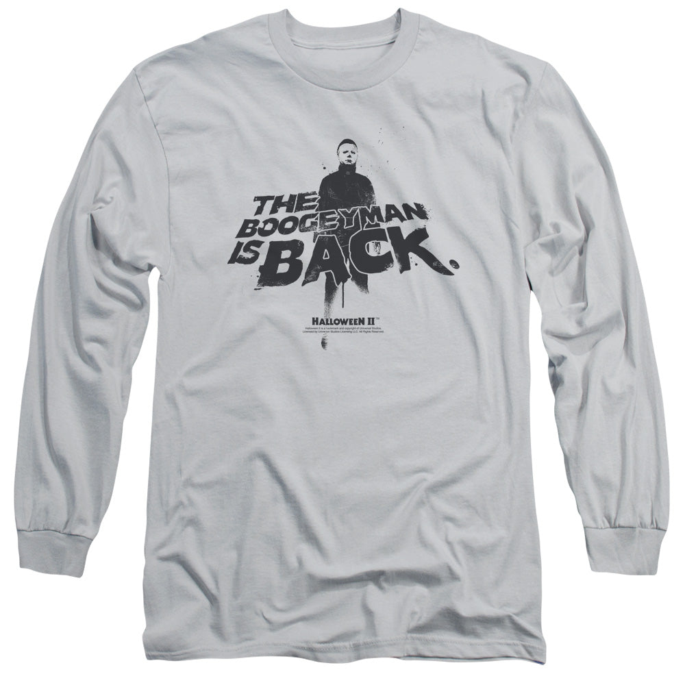HALLOWEEN II/BOOGEYMAN - L/S ADULT 18/1 - SILVER